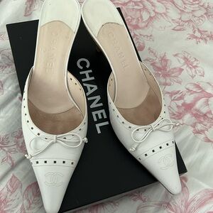 Chanel sling backs